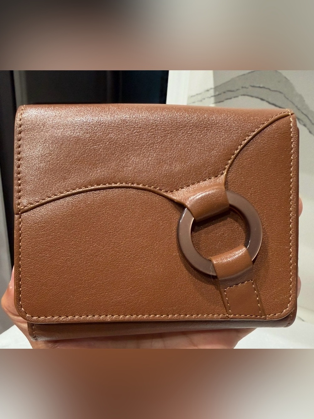 Lancel Brown Leather Wallet